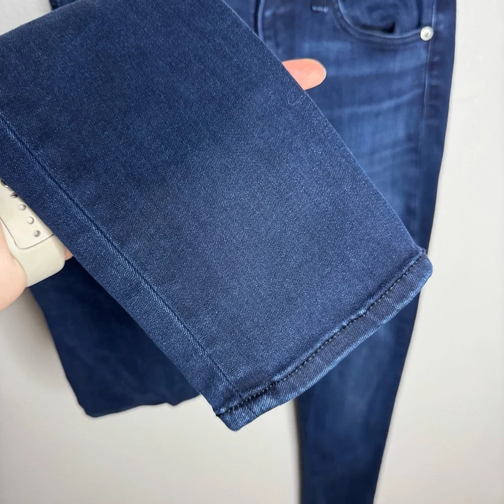 RAG & BONE Nina High-Rise Skinny Jeans Dark Wash New Gate Blue